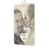 カップルフォトハート空気清浄機 カーエアーフレッシュナー (左)