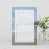 カップルブライダルウェディングシャワーゲーム – ビーチ (スタンド正面)