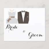 カップルブライダルシャワーカードのタイムカプセルアドバイス チラシ (裏面)