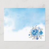 カップルブライダルシャワーカードのタイムカプセルアドバイス チラシ (裏面)