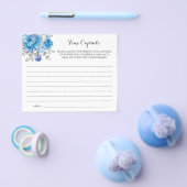 カップルブライダルシャワーカードのタイムカプセルアドバイス チラシ (シングル)