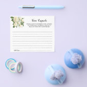 カップルブライダルシャワーカード用タイムカプセルアドバイス チラシ (シングル)