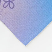 カップルベアとハートバルーンフリースブランケット フリースブランケット (角)