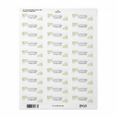 カップルボタニカルウォーターエレガントカラー ラベル (フルシート)