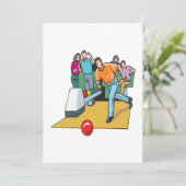 カップルボーリング 招待状 (スタンド正面)