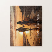 カップルミニマルモダンの写真 ジグソーパズル (縦)