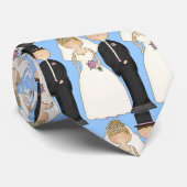 カップルメンズタイを結婚するおもしろい ネクタイ (ロール)