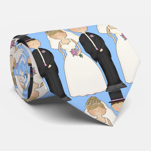カップルメンズタイを結婚するおもしろい ネクタイ (ロール)