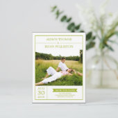 カップルモダンは日付カードを保存 案内ポストカード (スタンド正面)