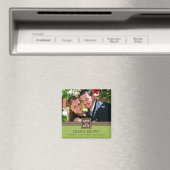 カップルモダンは日付マグネットを保存(ライム) マグネット (インサイチュ (食洗機))