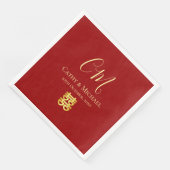 カップルモダンイニシャル中国のの赤 (コーナー)