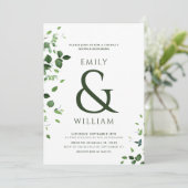 カップルモダンシャワー 招待状 (スタンド正面)