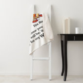 カップルモダンバンスとウィナー愛好家のカスタム シェルパブランケット (インサイチュ)