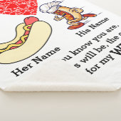 カップルモダンバンスとウィナー愛好家のカスタム シェルパブランケット (3/4)