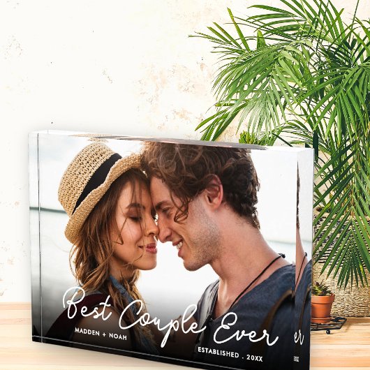 カップルモダンラブフォト最高のカップルEver Script フォトブロック