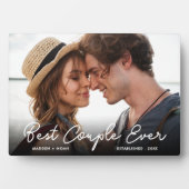 カップルモダンラブフォト最高のカップルEver Script フォトプラーク (正面)