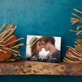 カップルモダンラブフォト最高のカップルEver Script フォトプラーク (側面)