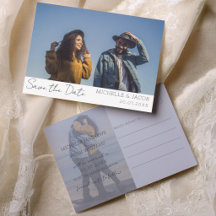 カップルモダン写真Save the Date 結婚's