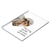 カップルモダン家族の写真と家族の引用文ギフト ノートブック (左側)