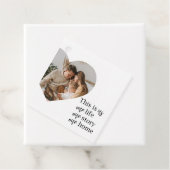 カップルモダン家族の写真と家族の引用文ギフト フェイバータグ (インサイチュ)