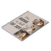 カップルモダン家族の写真と家族の引用文 ノートブック (左側)