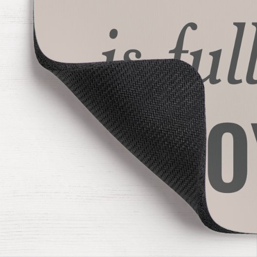 カップルモダン家族の写真と家族の引用文 マウスパッド (コーナー)