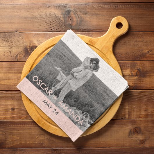 カップルモダン家族の写真と家族の引用文GiftMode キッチンタオル