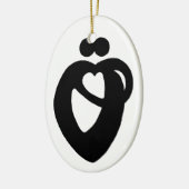 カップルロ統一されたゴオーナメント セラミックオーナメント (左)