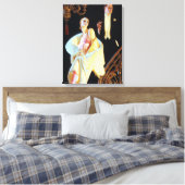 カップル下降階段， 1923 by Leyendecker キャンバスプリント (インサイチュ (寝室))