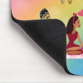 カップル付き若いラブマウスパッド マウスパッド (コーナー)