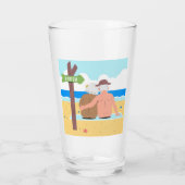 カップル付きAANRガラス タンブラーグラス (裏面)