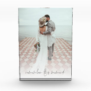 カップル写真この瞬間を覚えてロマンチックな引用文 フォトブロック