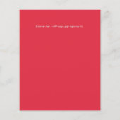 カップル写真とBUDGET結婚式のレセプション招待状 (裏面)