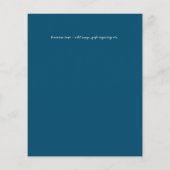 カップル写真とBUDGET結婚式のレセプション招待状 (裏面)