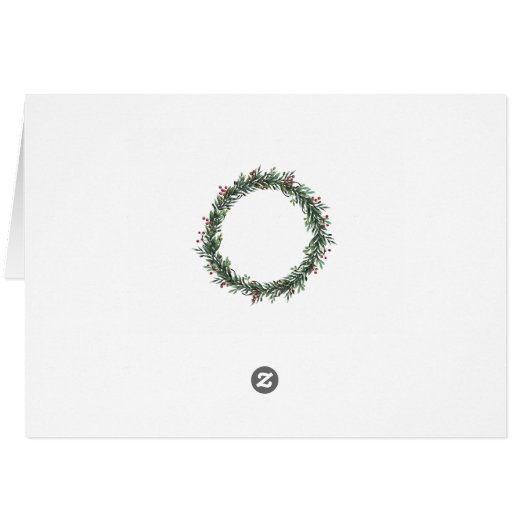 カップル写真のクリスマス (裏面横)