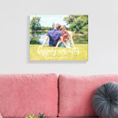 カップル写真の後ずっと幸せに キャンバスプリント (インサイチュ (リビング))
