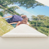 カップル写真の後ずっと幸せに シェルパブランケット (3/4)