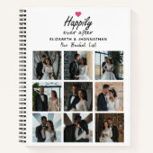 カップル写真の後、私たちのバケットのリストは幸せに ノートブック (正面)