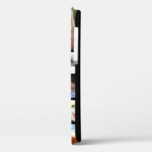 カップル写真コラージュハートラブイニシャル任意の色 Case-Mate iPhoneケース (裏面 / 左)