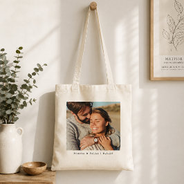 カップル写真トートバッグ | オーダーメイド結婚式記念品 トートバッグ