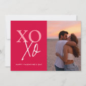 カップル写真バレンタインデーのカード シーズンカード (正面)