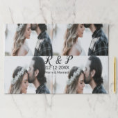 カップル写真メリーの追加結婚した年の追加 ペーパーパッド (インサイチュ)