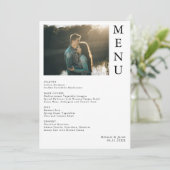カップル写真結婚のメニュー メニュー (スタンド正面)