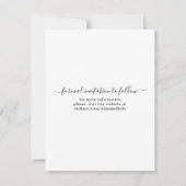 カップル写真金ゴールドセーブ・ザ・デート案内 (裏面)