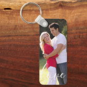 カップル写真 キーホルダー (正面)