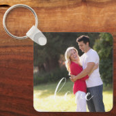 カップル写真 キーホルダー (正面)