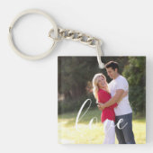 カップル写真 キーホルダー (正面)