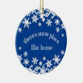 カップル初めてのクリスマススノーフレークセラミックオーナメント セラミックオーナメント (右)