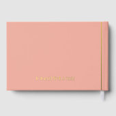 カップル名の確立日年金ゴールド ゲストブック (裏面)