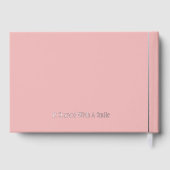 カップル名の確立日年金ゴールド ゲストブック (裏面)